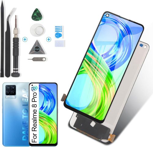 RongZy Kijelző Csere Realme 8 Pro/8 4G Telefonokhoz - Érintőképernyős LCD Panel Szerelőkészlettel - Fekete

AI: I've created a concise Hunga
