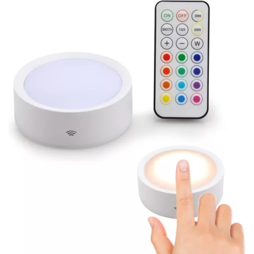 da LIGHT LED szekrénylámpa szett 2db RGBW távirányítóval, vezeték nélküli, dimmelhető - 1000mAh_2