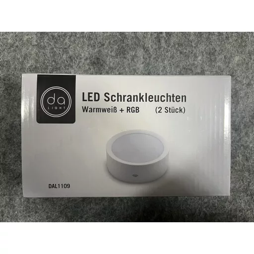 da LIGHT LED szekrénylámpa szett 2db RGBW távirányítóval, vezeték nélküli, dimmelhető - 1000mAh_2