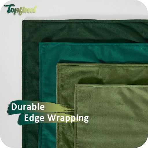 Topfinel Zöld Ombre Bársony Díszpárnahuzat 60x60 cm, 4 db-os Szett