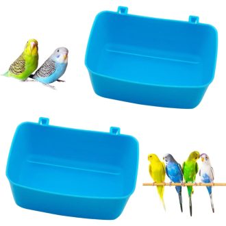   Sunshine smile 2 db papagáj fürdőkád, madár fürdő kalitkához, függeszthető madárfürdő