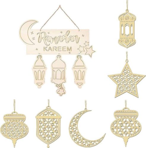 Set ghirlande Ramadan - decorațiuni festive, 7 piese