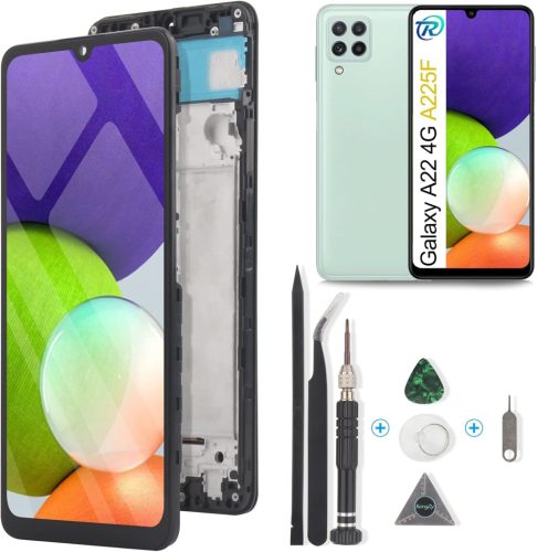 RongZy Samsung Galaxy A22 4G A225F Kijelző Csere Érintőképernyővel - Fekete Kerettel, Szerelő Készlettel, Mobiltelefon Javításhoz

AI: I've 