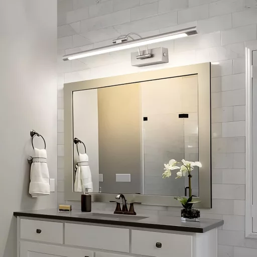TYhogar LED svjetlo za ogledalo, kupaonica 60cm, prigušiva zidna svjetiljka 15W