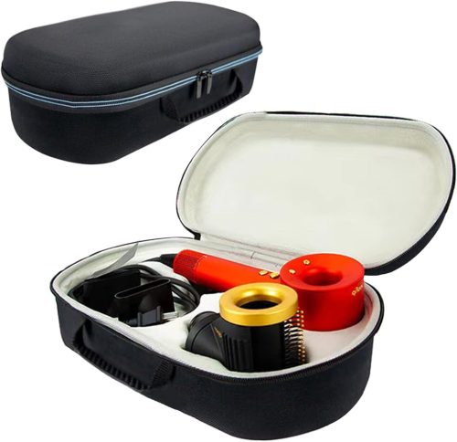 Geantă Rigidă de Transport Fenmaru HD15 EVA pentru Uscător de Păr Dyson Supersonic - Husă de Protecție de Călătorie pentru Accesorii, Geantă Portabilă de Depozitare, Negru