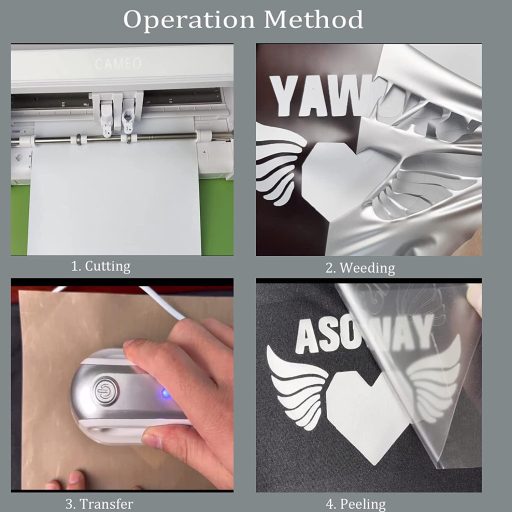 Asoway Flex Film Plotter Textil Neon Rózsaszín Hőátadó Vinyl 30,5x305cm