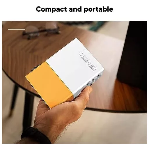 Goshyda 1080P hordozható projektor HDMI USB AV okostelefonhoz