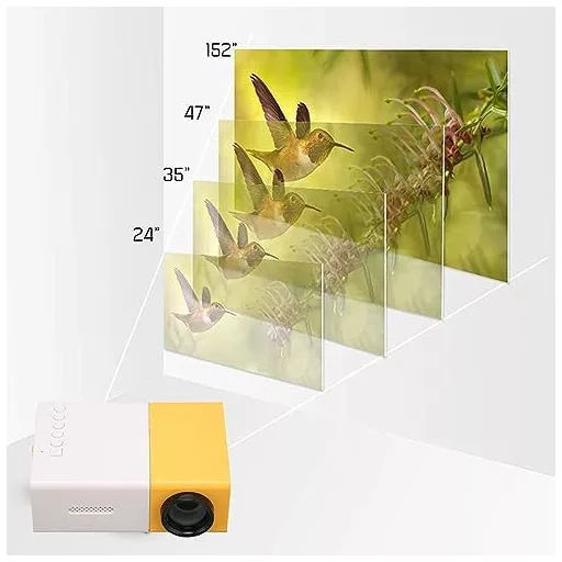 Goshyda 1080P hordozható projektor HDMI USB AV okostelefonhoz