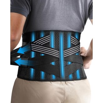   Fitomo Ortopédikus Hátfájás Támogatás Lumbális Sérv Sciatica Fájdalom Elleni Rugalmas Hátöv