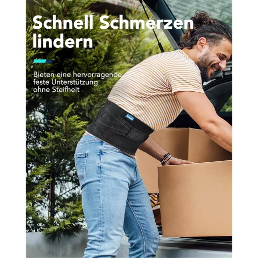 Fitomo Ortopédikus Hátfájás Támogatás Lumbális Sérv Sciatica Fájdalom Elleni Rugalmas Hátöv