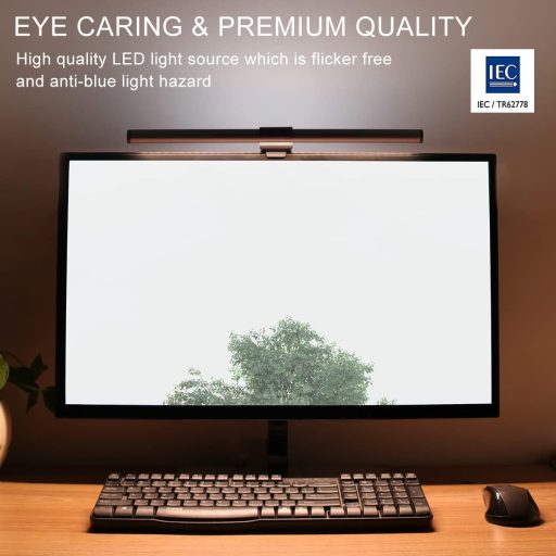 WORLUDE LED Monitoros Lámpa USB Érintésvezérlés Kékfény Szűrő 3 Színmód