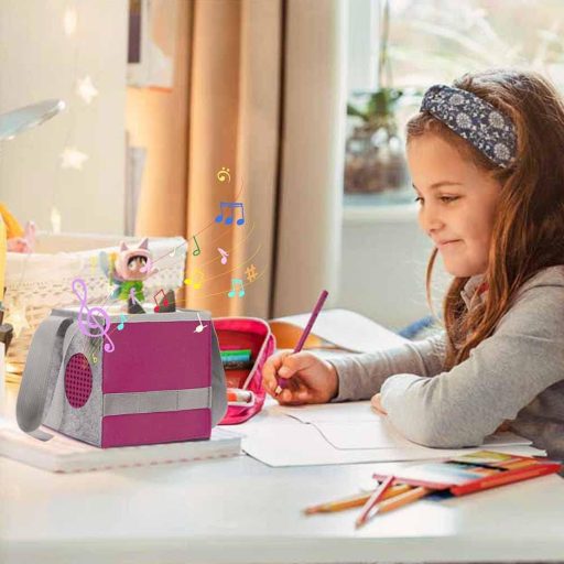 Geantă roz Vicloon Toniebox, cutie de depozitare portabilă cu mâner