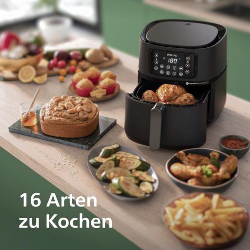 Philips Airfryer 5000 XXL 7,2L Hot Air Fryer WiFi 16 az 1-ben Rapid Air Technológia