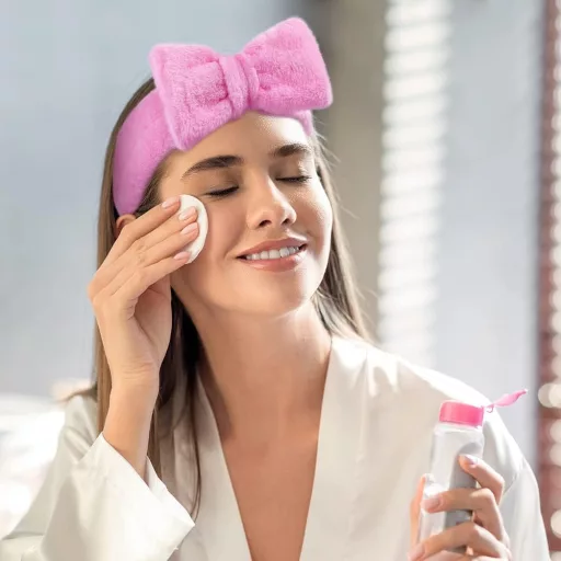 AOMIG Roza Spa Traka za Kosu za Njegu Lica i Jogu