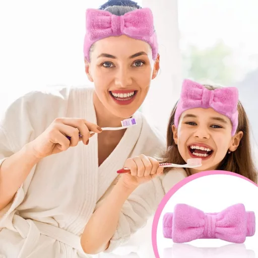 AOMIG Roza Spa Traka za Kosu za Njegu Lica i Jogu