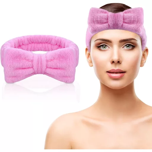 AOMIG Roza Spa Traka za Kosu za Njegu Lica i Jogu
