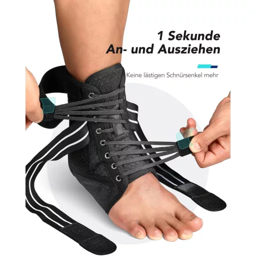 Fitomo Állítható Bokaszorító Lábfék Plantar Fasciitis Arthritis Fájdalomcsillapítás M-es méret
