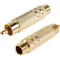 PNGKNYOCN RCA - 6,35mm Jack adapter aranyozott 2db audio konverter