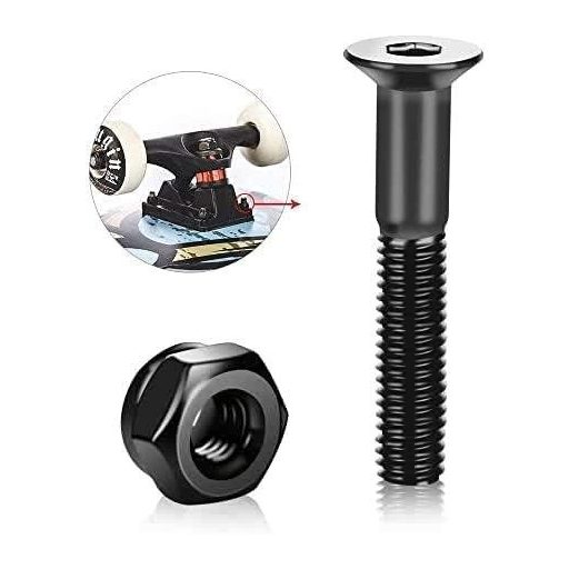 Súprava náradia pre skejtbordistov: T-kľúč, L-kľúč a skrutky v jednom balení