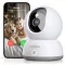 Blurams 360°-os 2K WiFi beltéri kamera, Alexa-kompatibilis, éjjellátó, háziállat figyelő