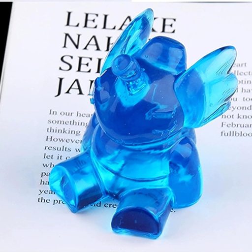 EPODA 3D Állat Szilikon Forma Készlet - Unikornis, Nyúl, Medve, Szarvas, Cica, Kutya, Elefánt Epoxi Gyantához