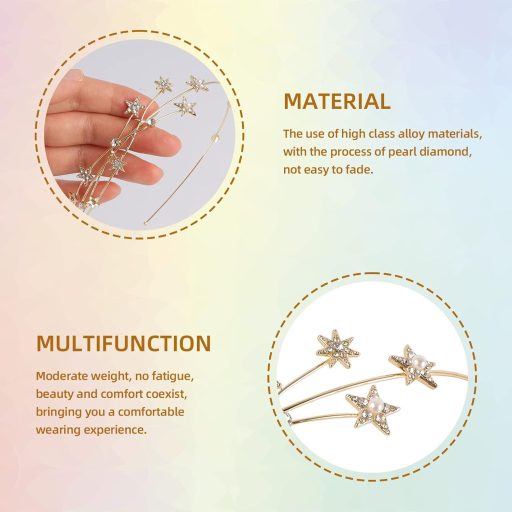 Bahan alamy Čelenka s hviezdami, kamienkami a perlami na svadby a oslavy