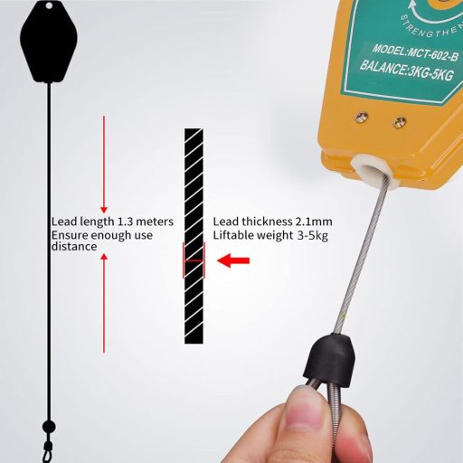 YWBL-WH Rugós Húzó 3-5 kg Visszahúzható Szerszámtartó Zöld