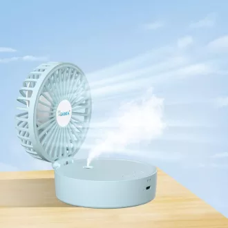   Ventilator portabil cu umidificator I-SHUNFA, mini ventilator cu acumulator pentru călătorii