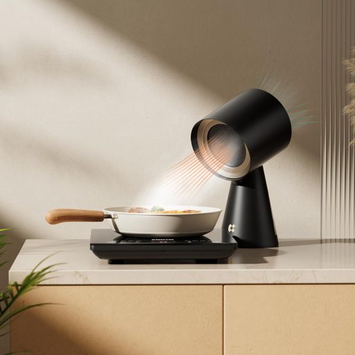 CIARRA CBPHB01 Prijenosna Mini Napa - 2 Brzine Stolni Pročišćivač Zraka s LED Svjetlom, za Kampiranje, Kamper, Roštiljanje