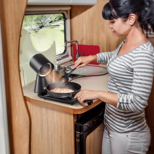 CIARRA CBPHB01 Mini Purificator Portabil de Aer - Purificator de Aer de Birou cu 2 Viteze și Lumină LED, pentru Camping, Rulotă, Grătar