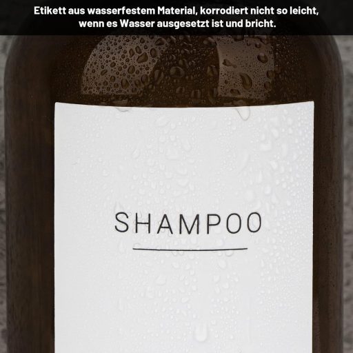 Hafeehoo 3 db 500 ml falra szerelhető szappanadagoló szett címkékkel