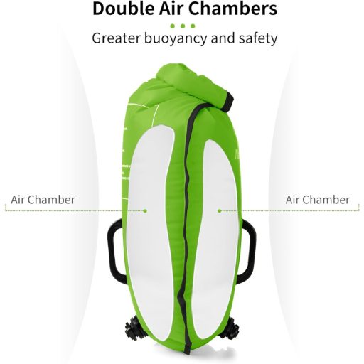 Naturehike 28L vízálló úszótáska buborék légzsák állítható övvel vízi sportokhoz
