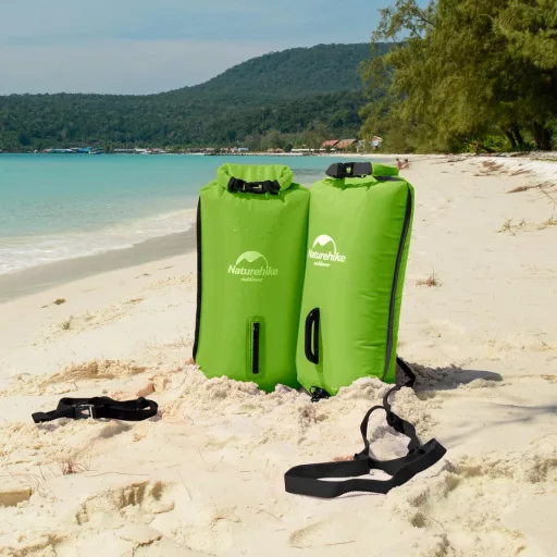 Naturehike 28L vodootporna plivačka torba s mjehurićastim zračnim jastukom i podesivim remenom za vodene sportove