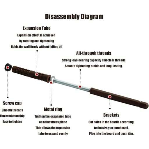 wugongshan Console invizibile pentru raft, 10 buc, Suport de perete ascuns maro, Suport raft plutitor DIY pentru bibliotecă, rafturi de perete