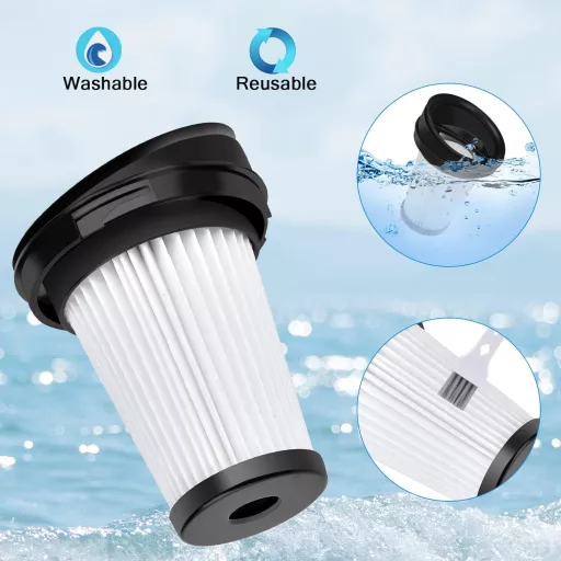 Leadaybetter HEPA szűrő Grundig VCH9829 VCH9832 VCH9630 porszívóhoz 6db