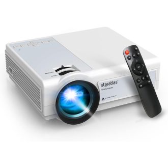   Staratlas Mini Projektor WiFi6 4K Bluetooth 12000 Lumen Full HD 1080P Otthoni Mozi
