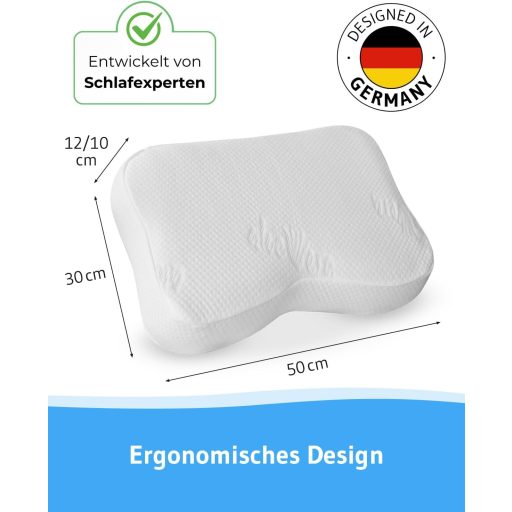 Jastuk za vrat Third of Life s memorijskom pjenom, bambusovim ugljenom i navlakom od aloe vere