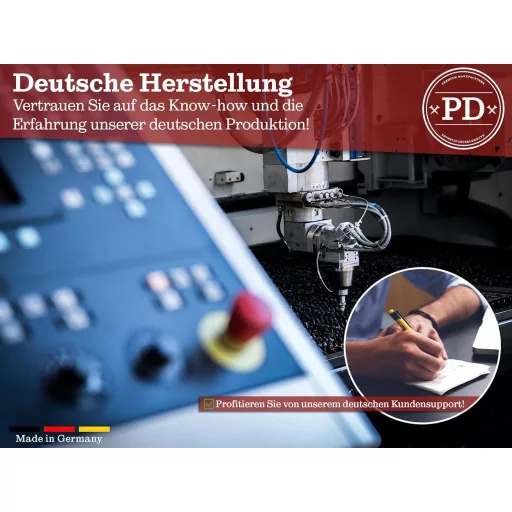 PD Dopuri de protecție pătrate 40x20 mm - Capace de închidere negre din PE plastic pentru țevi metalice și din aluminiu, protecție picioare mobilier pentru scaune, mese, 20 buc