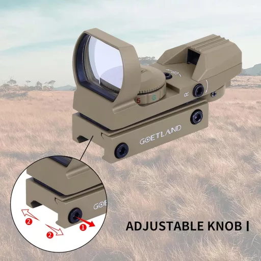 Goetland Airsoft Piros Pont Céltávcső 4 Taktikai Szálkereszt Puska Számára