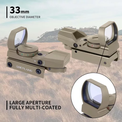 Goetland Airsoft Piros Pont Céltávcső 4 Taktikai Szálkereszt Puska Számára