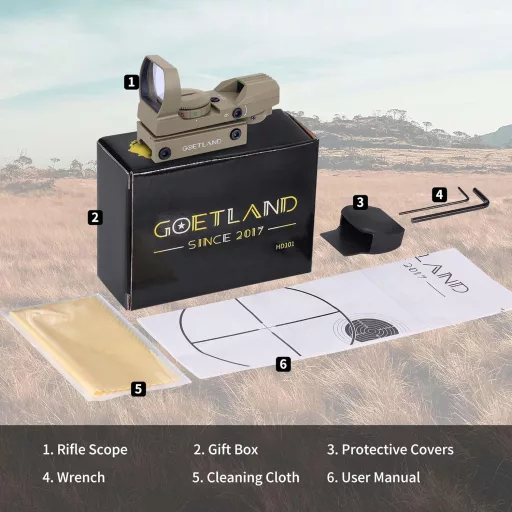 Goetland Airsoft Piros Pont Céltávcső 4 Taktikai Szálkereszt Puska Számára