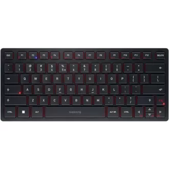   CHERRY KW 9200 MINI Kompakt Bluetooth Billentyűzet 4 Eszközhöz, Vezetékes, Újratölthető