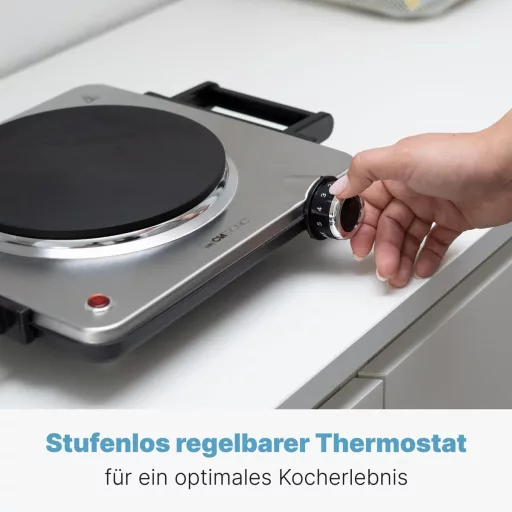 Clatronic EKP 3788 1500W elektromos főzőlap rozsdamentes acélból