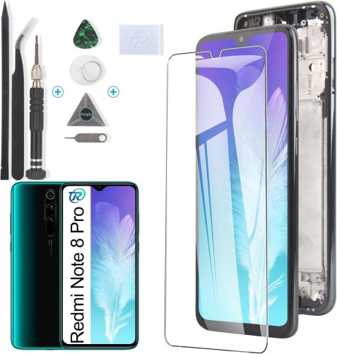 RongZy LCD Display și Ecran Tactil pentru Xiaomi Redmi Note 8 Pro - Ecran de Înlocuire de 6,53 inch cu Instrumente de Asamblare