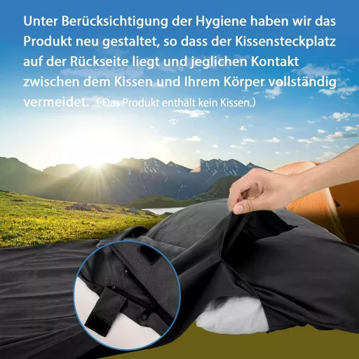 JAICOM Ultralight Selyem Hálózsák 2in1 Utazáshoz Mikroszál Kompakt