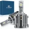 D-Lumina H7 LED žiarovky do svetlometov pre modely Volkswagen, Mercedes, s autošpecifickými adaptérmi, 100W 10000LM 6000K biela, 2ks