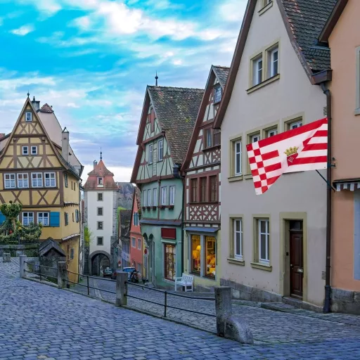 Runesol Bremen város zászló 91x152 cm, 4 szemmel, beltéri kültéri használatra