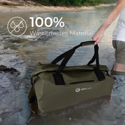 Rucsac impermeabil OFFGRID de 70L cu geantă frigorifică, geantă outdoor portabilă pentru sporturi nautice
