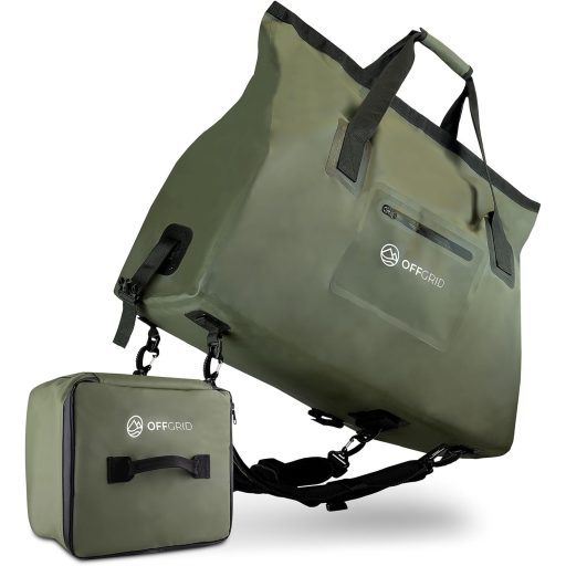 Rucsac impermeabil OFFGRID de 70L cu geantă frigorifică, geantă outdoor portabilă pentru sporturi nautice