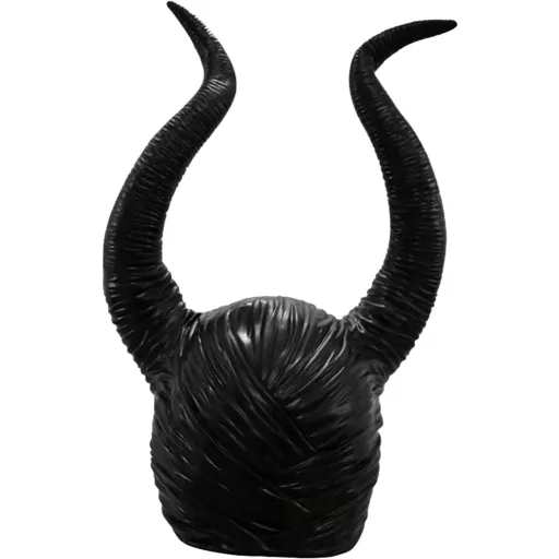 Maleficent Latex Szarvak - Halloween Női Jelmez Fejdísz